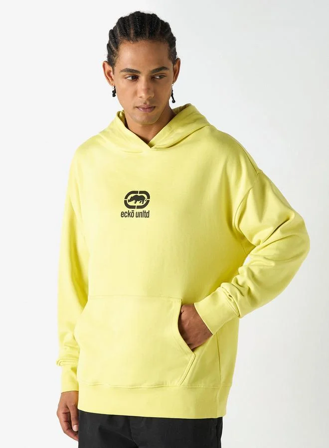 Ecko Unltd. Ecko Logo Print Hoodie with Kangaroo Pocket