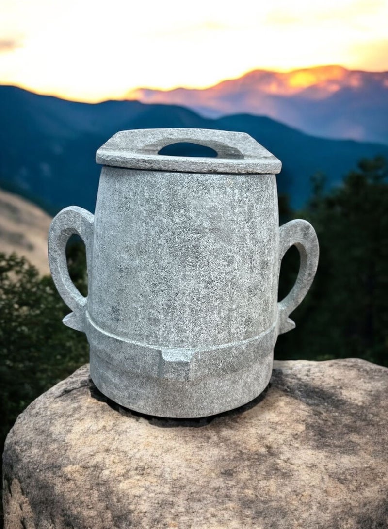 حجر يمني اصلي بُرمة مقاس 5 لتر