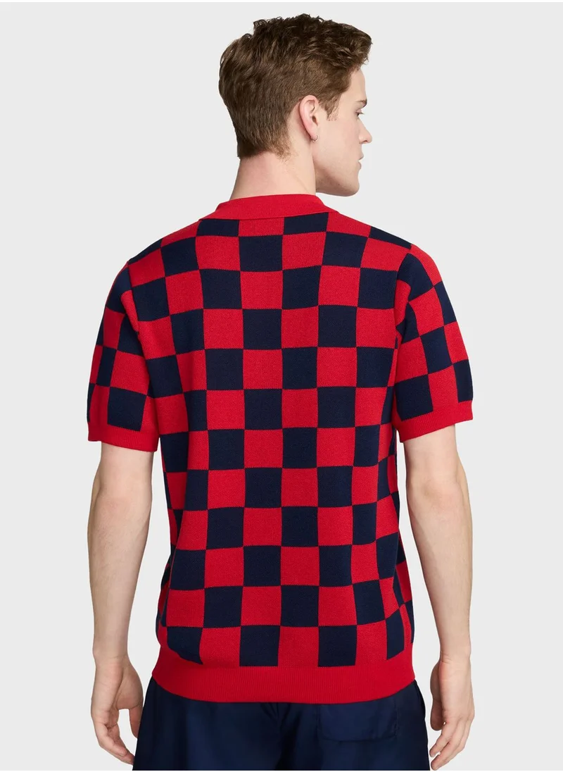 Nike Club Checkers Polo