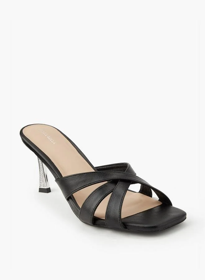 فلورا بيلا من شو إكسبرس صنادل نسائية بكعب خنجر سهلة الارتداء