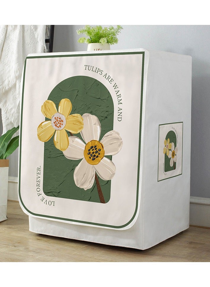 EBMINI Washing Machine Cover Waterproof And Sunscreen Cover Towel Cover 