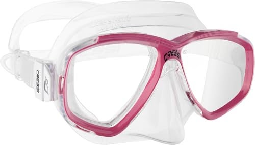 Cressi Perla 2Lens Diving Mask ClearPink - Image 1