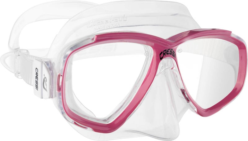 Cressi Perla 2Lens Diving Mask ClearPink - Image 2