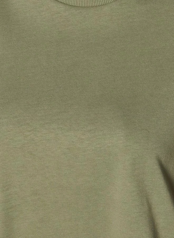 سبلاش فيڤ Relaxed Fit Cotton T-shirt with Crew Neck