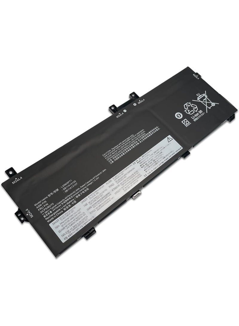 Terabyte 11.58V 52.9Wh 4570mAh L20M3P71 SB11A13105 5B11A13107 Battery Compatible for Len.ovo ThinkPad X13 Yoga Gen 2 Series - Image 1