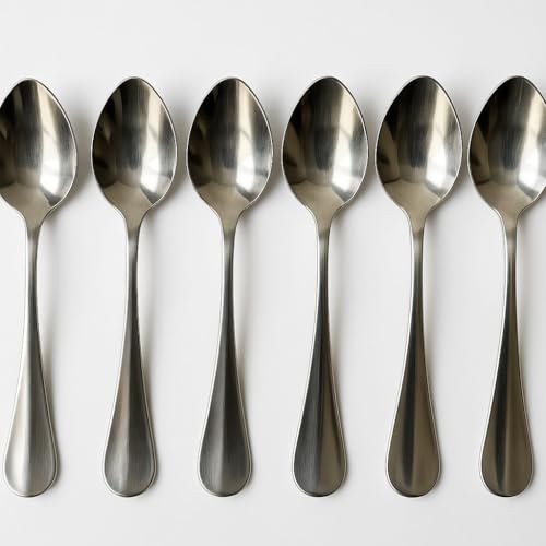 Tosaa Baby Spoon Impress 16G-6-Piece Stainless Steel Spoon Set, Set of 6 for Everyday Use,Rust-Resistant & Dishwasher Safe - Image 2
