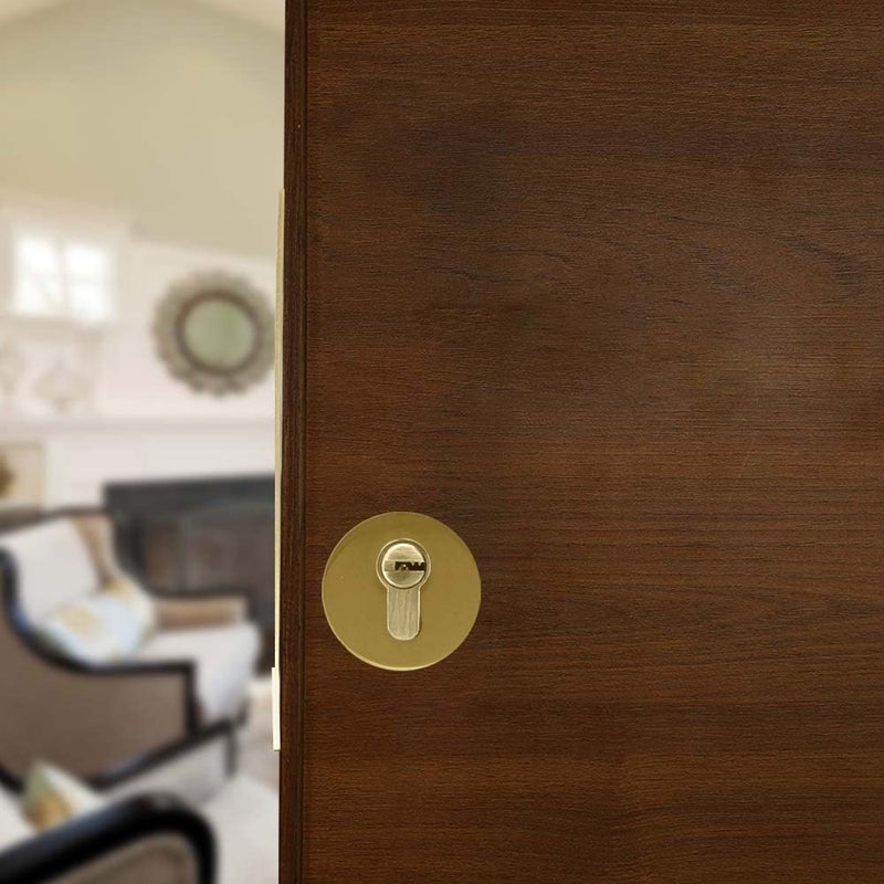 Volo Door Dead Lock with Brass 60mm Cylinder and computerised Keys for ExteriorInterior Door Antique Brass - Image 5