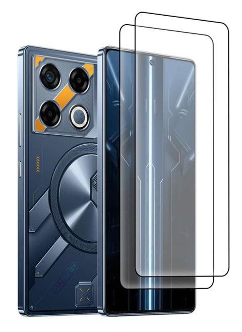 Infinix GT20 برو فيلم حماية الشاشة تشديد الزجاج تغطية كاملة عالية الدقة المضادة للخدش فقاعة الفيلم 2 حزمة