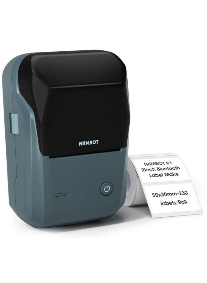 Bluetooth Label Printer Label Maker Machine with 1 Roll Starter Tape