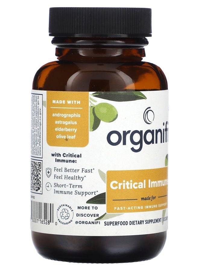 Organifi Critical Immune 30 Capsules - Image 2