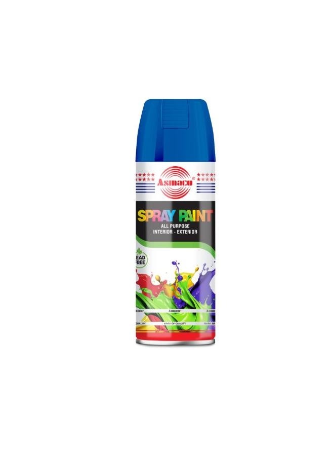 Asmaco Spray Paint - Dark Blue - 400 Ml - Set of 01