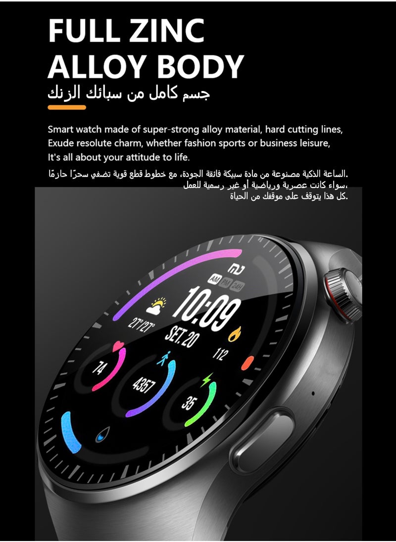 DuneVoyager - 4G SIM AMOLED Android Smart Watch  with 2.2-inch Display,  6GB RAM, 64GB ROM, IP68 Waterproof, 2 Straps, Built-in WiFi, GPS, Bluetooth, and Fitness Tracker – Supports Google Store for App Downloads - Image 1