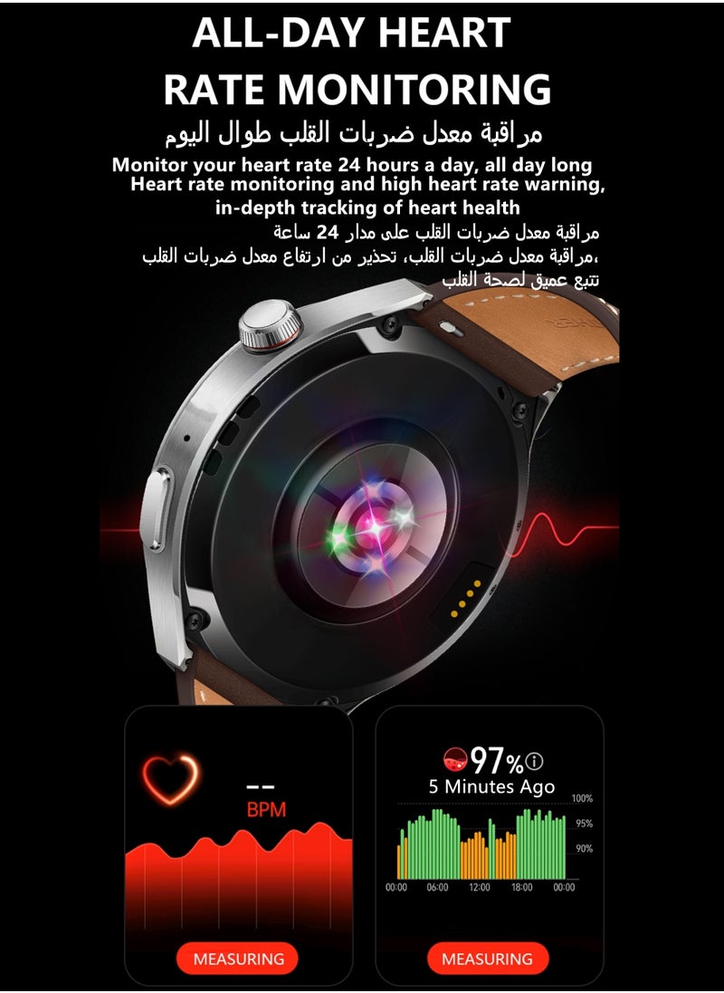 DuneVoyager - 4G SIM AMOLED Android Smart Watch  with 2.2-inch Display,  6GB RAM, 64GB ROM, IP68 Waterproof, 2 Straps, Built-in WiFi, GPS, Bluetooth, and Fitness Tracker – Supports Google Store for App Downloads - Image 1