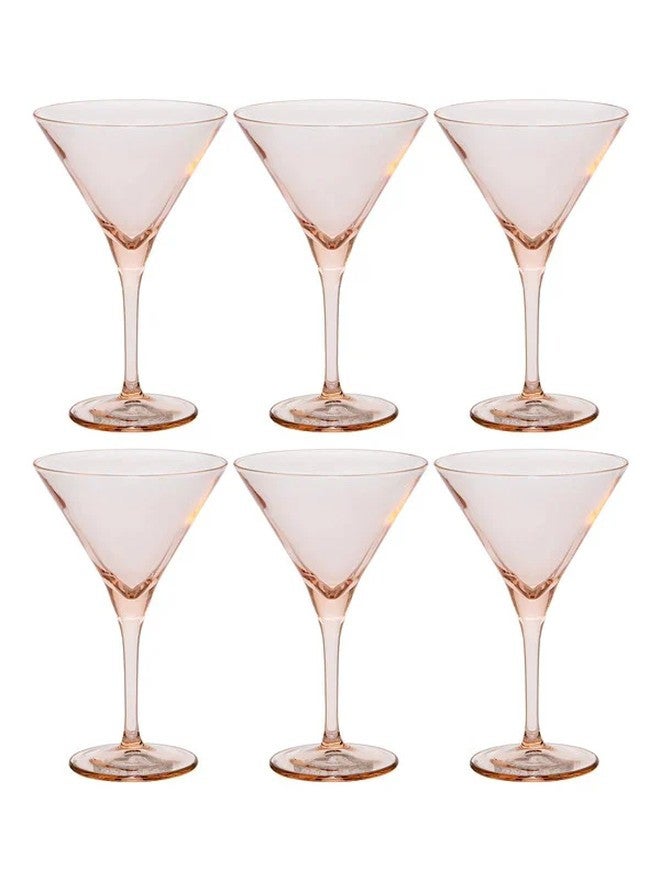 V-Line Martini Glass - Pink, 250ml - Image 4