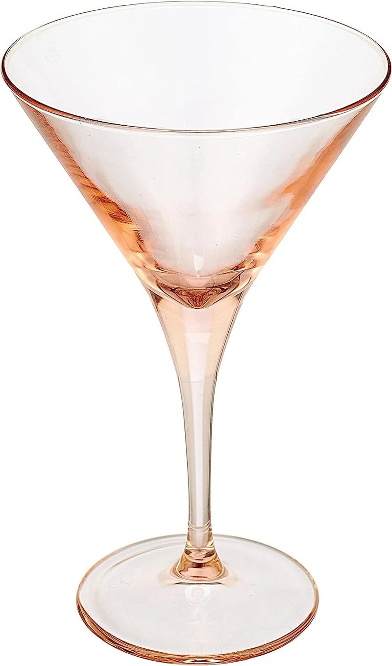 V-Line Martini Glass - Pink, 250ml - Image 1