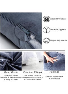 Arabest Pregnancy Pillows, Full Body Pillow with Washable Cover, Maternity Pillow for Pregnant Women, Sleeping, Back Pain Relief  - Image 5