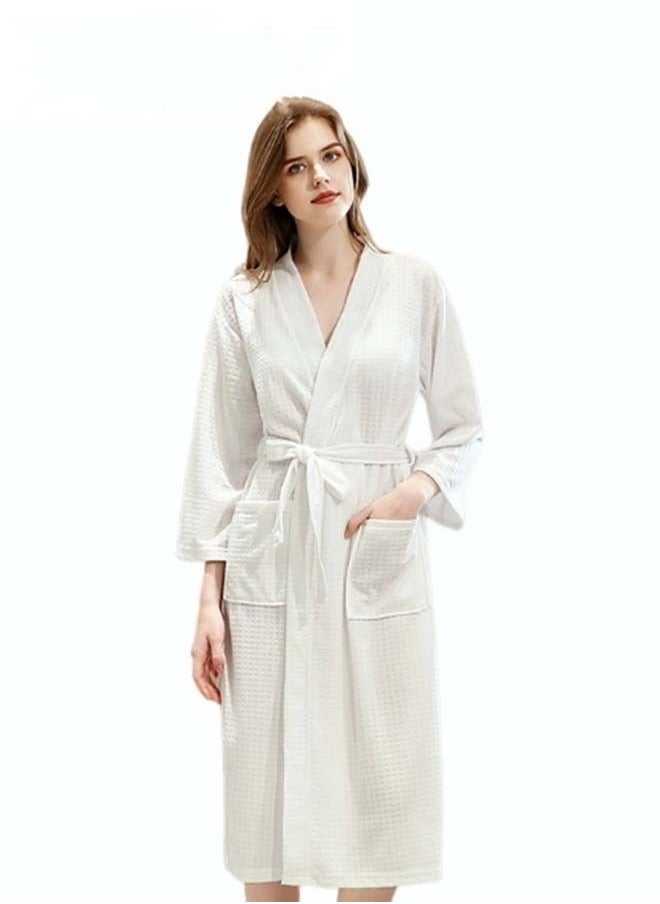 Generic - Women's Bathrobe Light Super Absorbent Skin-friendly Home Clothes Nightgown Suitable For All Seasons M (40-60Kg) - Image 1