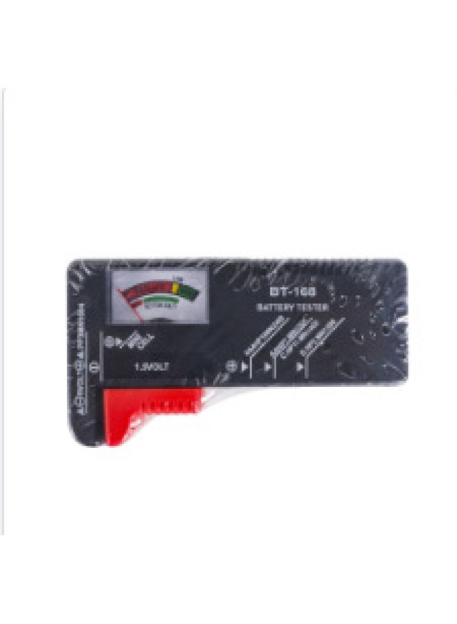 168-168d Pointer Type Digital Display Voltage Tester Test Battery Capacity Power Tester Electricity Meter-Model:Pointer-168 Battery Test Plastic Bag Packaging - Image 1