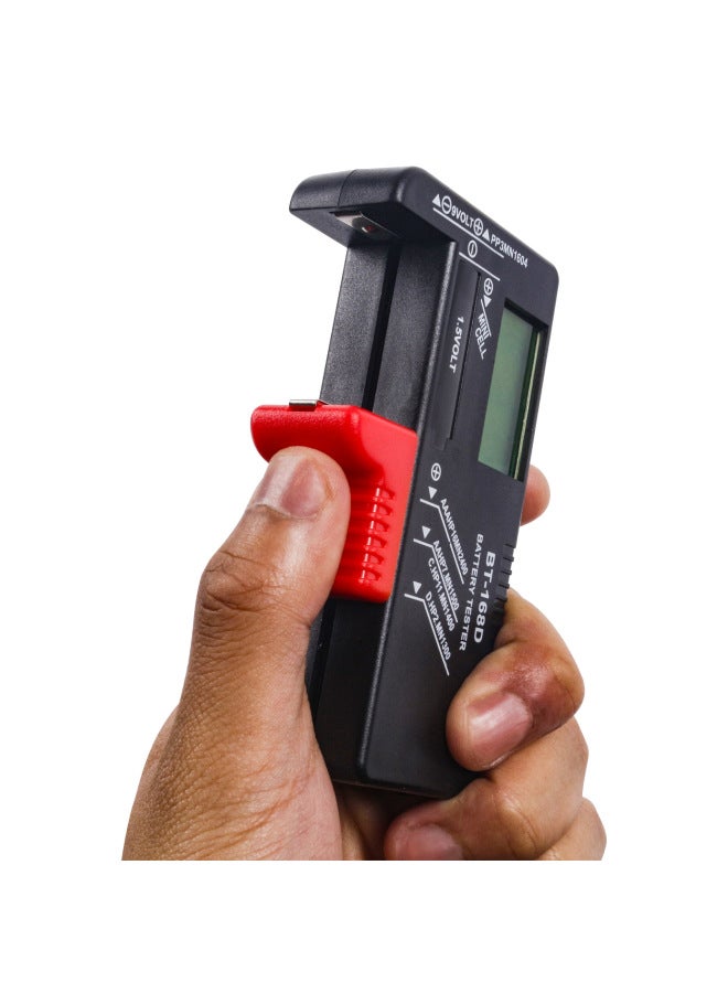 168-168d Pointer Type Digital Display Voltage Tester Test Battery Capacity Power Tester Electricity Meter-Model:Pointer-168 Battery Test Plastic Bag Packaging - Image 4