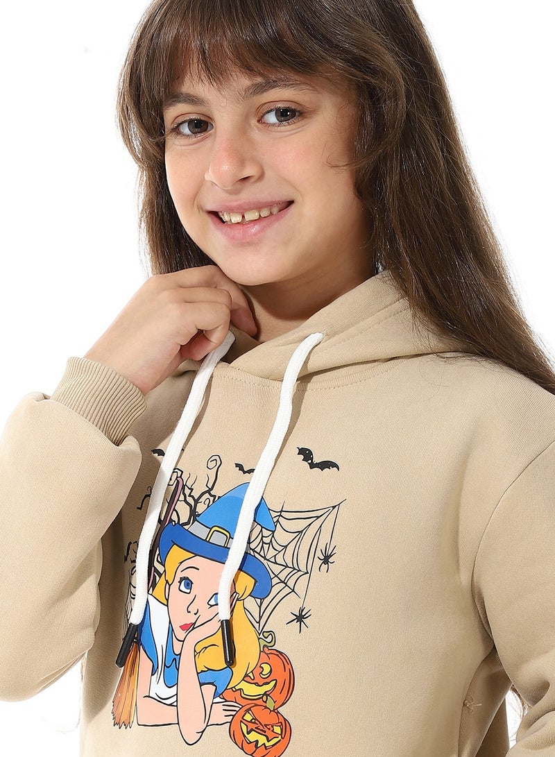 Andora Printed Girls Hoodie With Pocket - Image 4