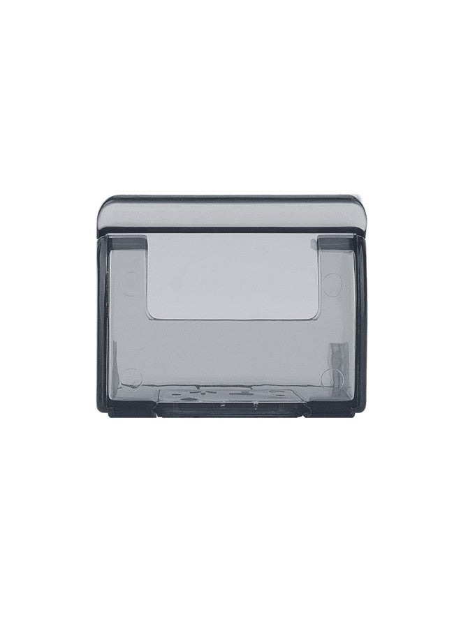 LUEXBOX 2 Pcs Plastic Razor Holders with Cover for Shower Wall, Self Adhesive Waterproof Razor Rack for Bathroom, Compatible with Fusion 5 Proglide, Mach 3 Classic(Grey) - Image 4