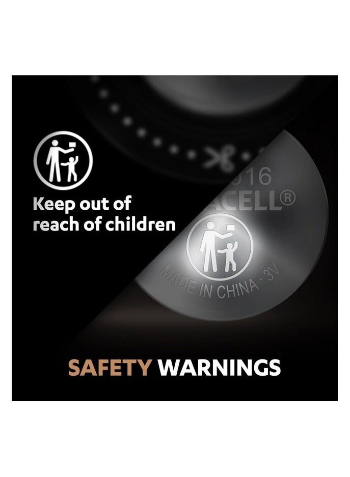 دوراسيل 2-Pieces Duracell CR2016 Lithium 3V Batteries - Image 3