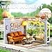 Flever DIY Miniature House Kit Tiny Home Kit with LED Light Mini House Build Craft Kits for Adults and Teens Home Decor Creative Gift for FamilyFriendsWarm Moment - Image 4