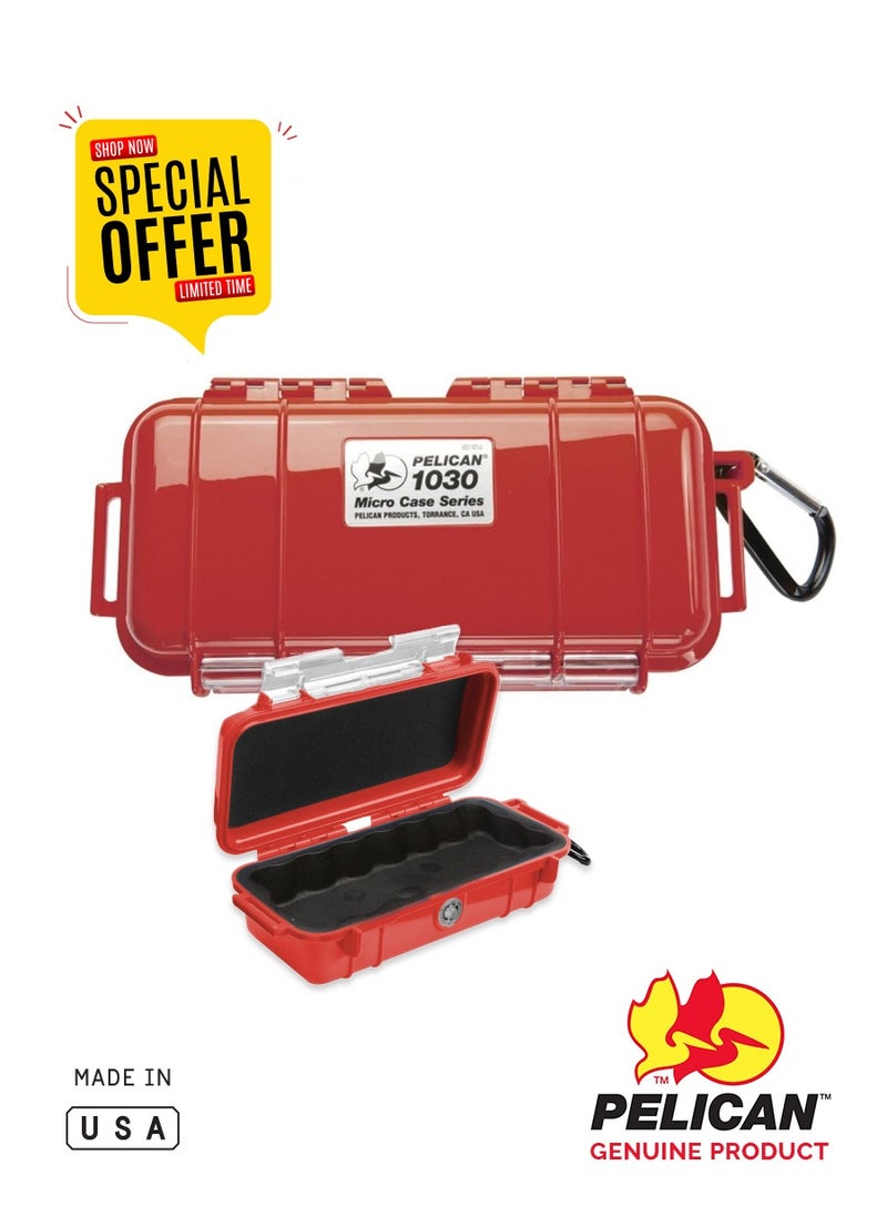 Pelican Pelican 1030 Micro Case (Red/Solid) - 1030-025-170 