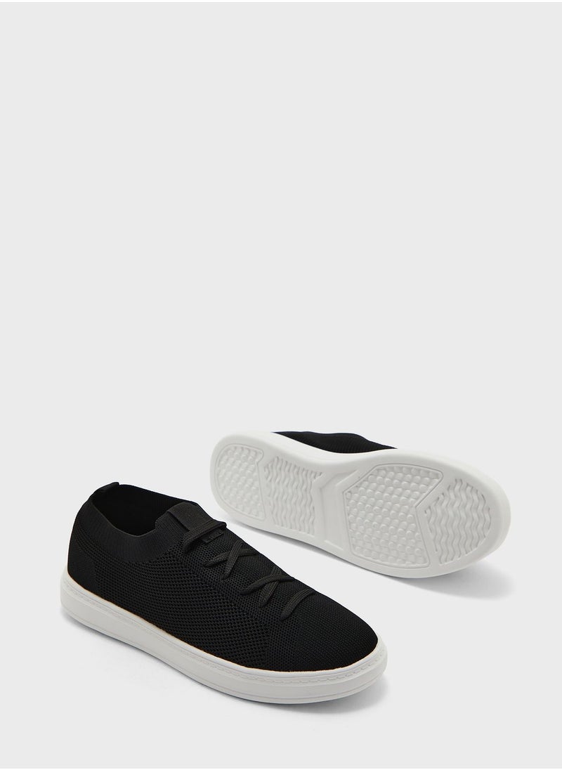 Ginger - Knit Speckled Sole Sneaker - Image 1