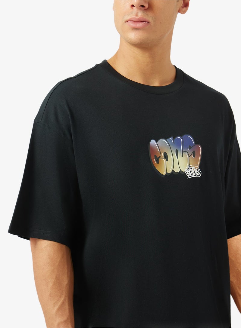 CONVERSE Graffiti Graphic T-Shirt - Image 3