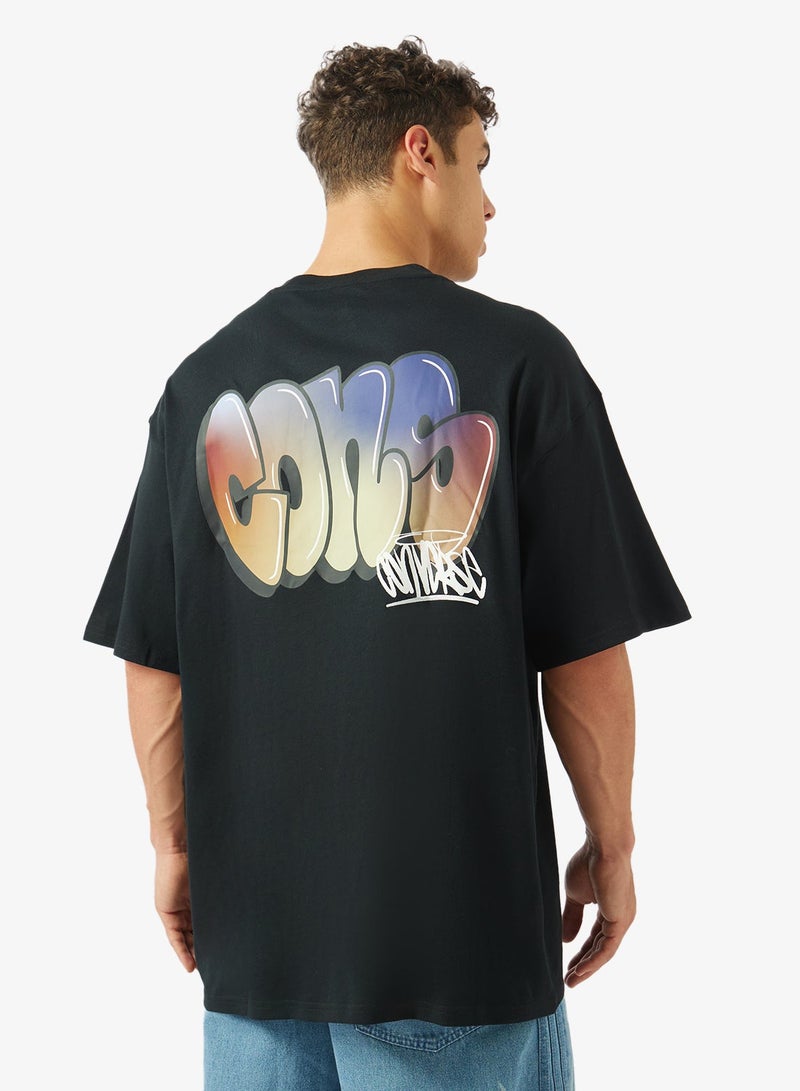 CONVERSE Graffiti Graphic T-Shirt - Image 2