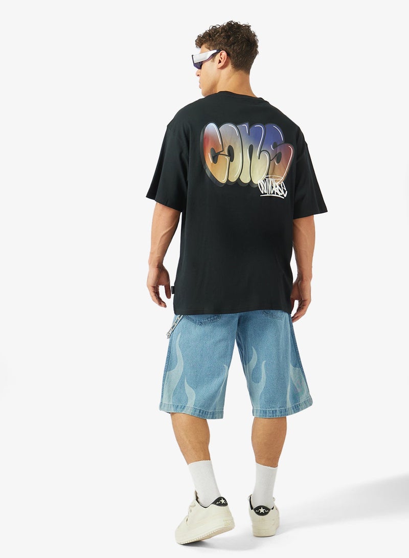 CONVERSE Graffiti Graphic T-Shirt - Image 4