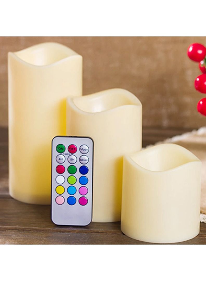 Luma 12 Color Changing Candles Real Wax Flameless with Remote Control Timer - Image 3