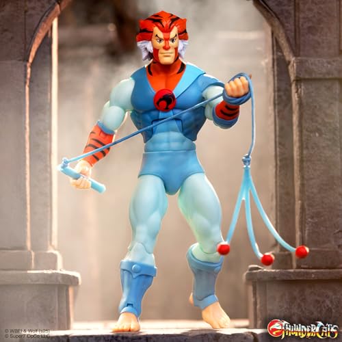 Super7 تمثال العمل سوبر7 ديلوكس ثاندر كاتس تيغرا - 7" تمثال عمل ثاندر كاتس مع ملحقات من الكلاسيك كارتون وجمعيات ريترو - Image 4