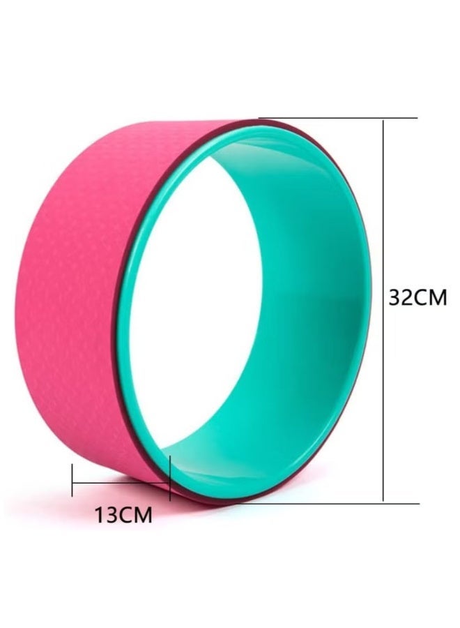 Volcan Fitness Yoga Wheel – Non-Slip Yoga Prop Wheel for Backbends, Stretching, Flexibility & Core Training | Strong & Comfortable Yoga Roller for Home Workout & Pilates - Image 4