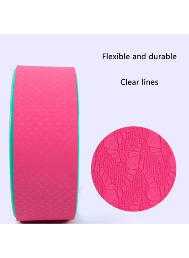 Volcan Fitness Yoga Wheel – Non-Slip Yoga Prop Wheel for Backbends, Stretching, Flexibility & Core Training | Strong & Comfortable Yoga Roller for Home Workout & Pilates - Image 5