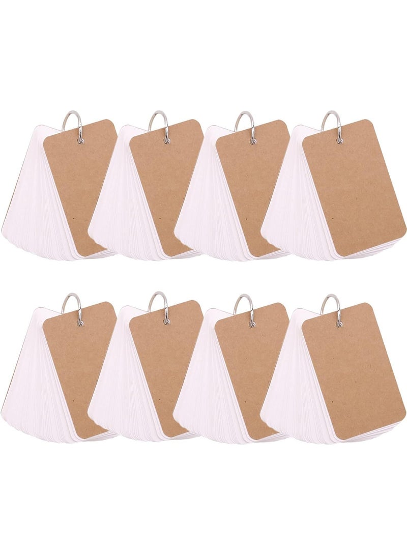 ChicAbode 300 Pcs Blank Index Cards, Flash Cards with Ring for Studying, White Thick Note Cards, Sturdy and Durable, for Game Playing, Thank You Cards, Gift Card, Business Cards, 2.2 X 3.5 Inches - Image 1