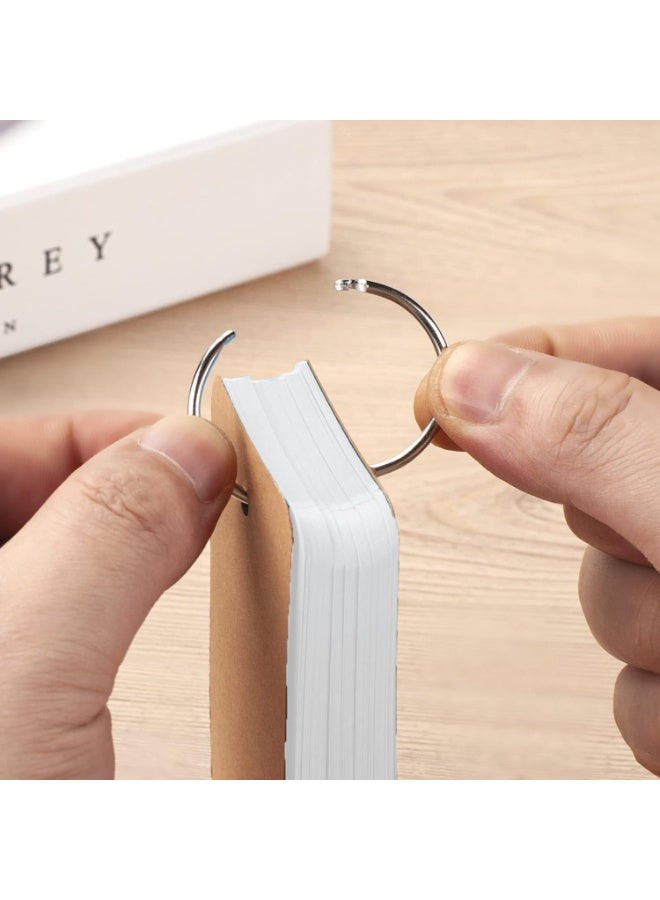 ChicAbode 300 Pcs Blank Index Cards, Flash Cards with Ring for Studying, White Thick Note Cards, Sturdy and Durable, for Game Playing, Thank You Cards, Gift Card, Business Cards, 2.2 X 3.5 Inches - Image 4