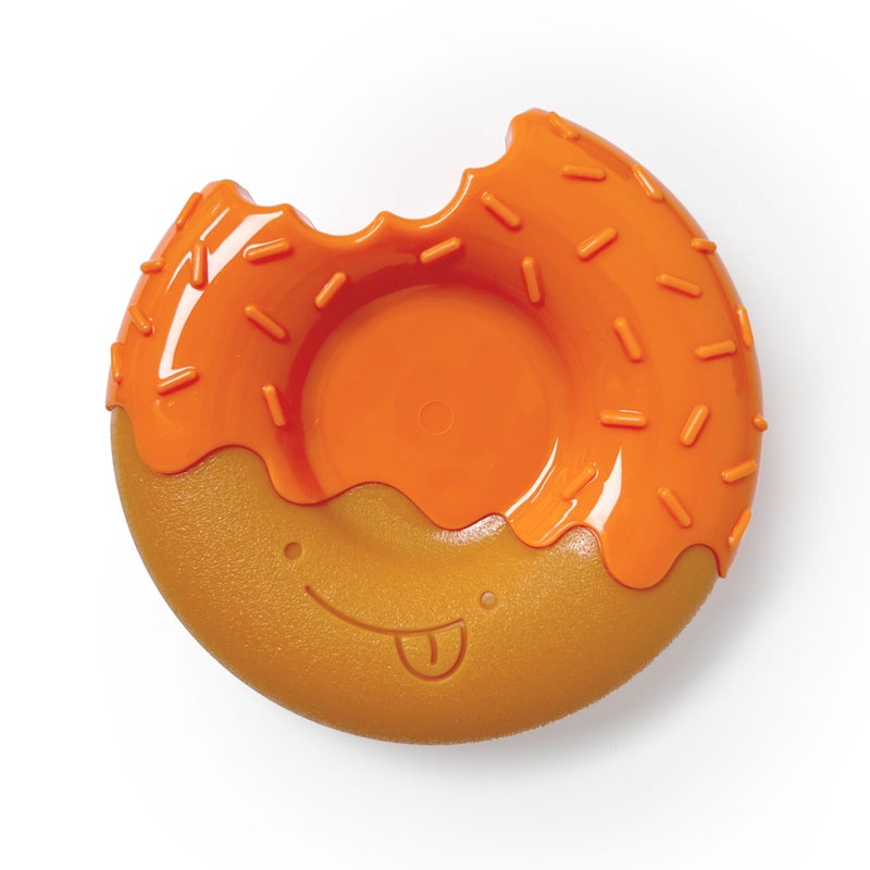 Nylabone Limited Edition 70th Birthday Donut Power Chew Toy for Dogs Durable Tough Dog Toys for Aggressive Chewers Pumpkin Peanut Butter Flavor Large Up to 50 lbs 1 Count - Image 2