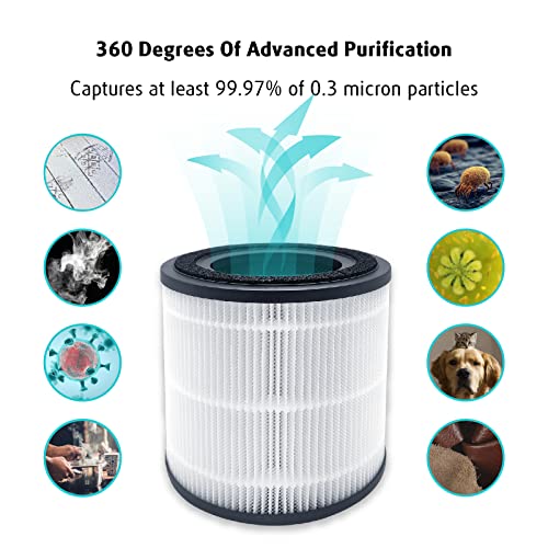 Esctabalt Filters Compatible with BISSELL MYair Pro Air Purifier 3139A 3139B, 3139A Replacements Filter, 3069 - Image 4