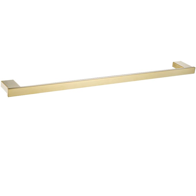 BRUSHED GOLD TOWEL BAR 28 INCH GOLD TOWEL HOLDER SUS304 STAINLESS STEEL HAND TOWEL HOLDER FOR BATHROOM WALL MOUNTED TOWEL ROD96009228BG