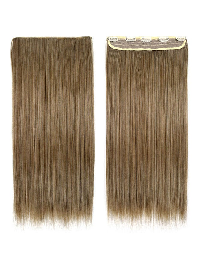 إسكدنيا شعر مستعار بقصة مستقيمة تشبه الشعر الحقيقي ورباط أنيق من قطعة واحدة بني 60Ø³Ù†ØªÙŠÙ…ØªØ±