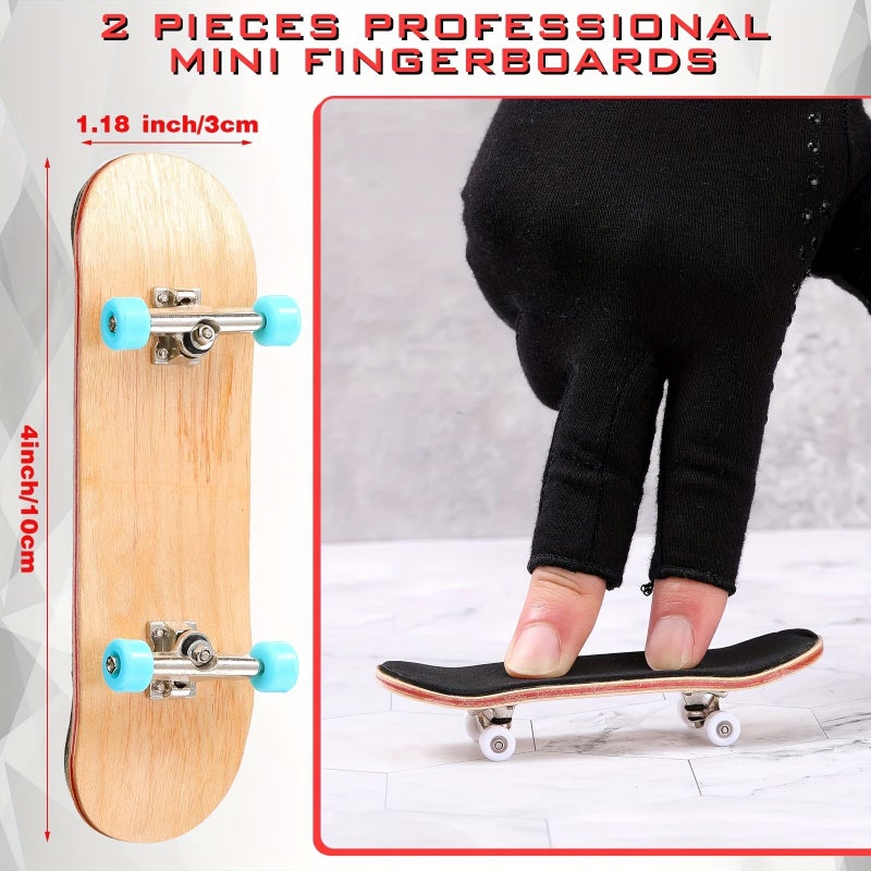 Fingertip Skateboard Set Mini Professional Training Tool With Ball Bearings - Image 5
