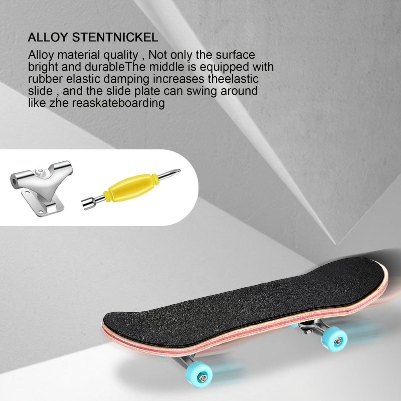 Fingertip Skateboard Set Mini Professional Training Tool With Ball Bearings - Image 1