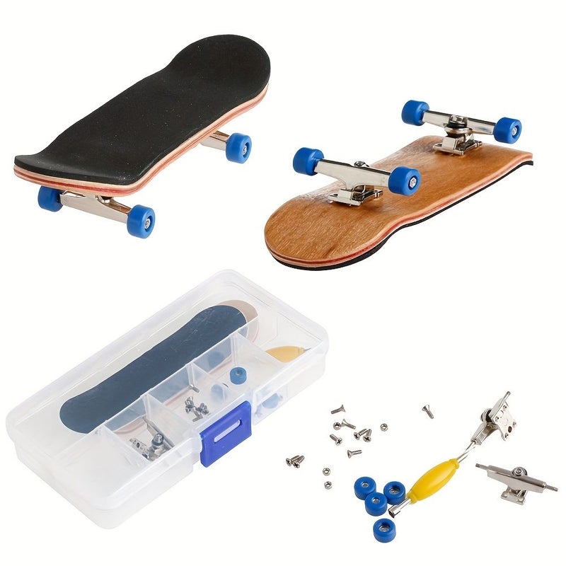 Fingertip Skateboard Set Mini Professional Training Tool With Ball Bearings - Image 2