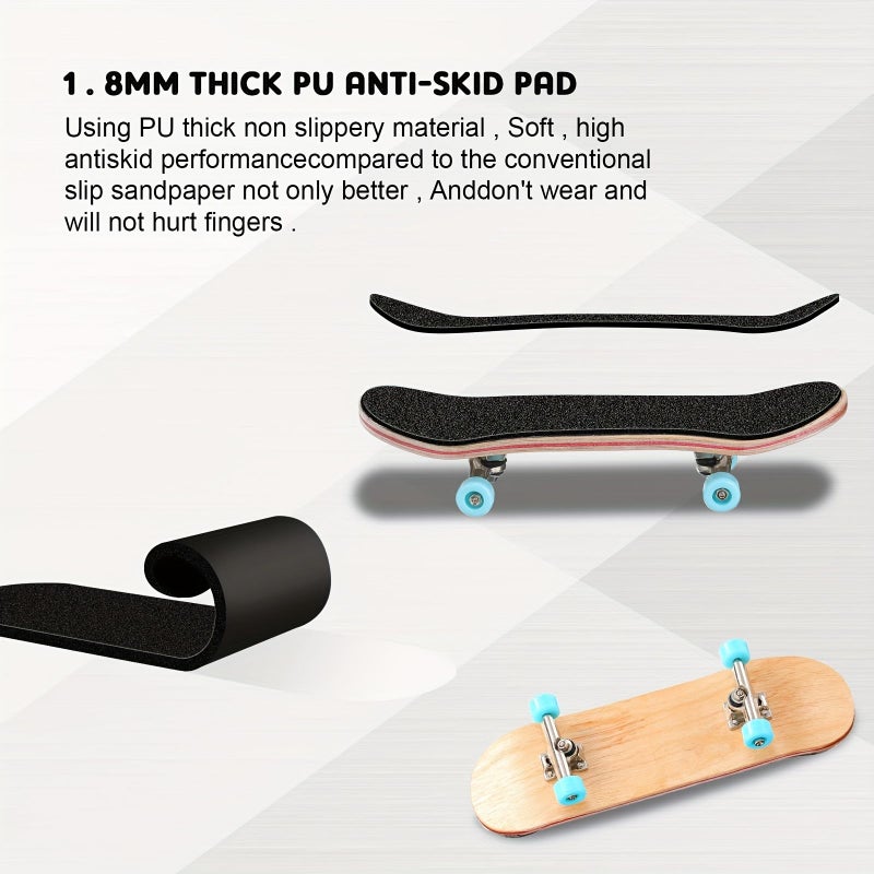 Fingertip Skateboard Set Mini Professional Training Tool With Ball Bearings - Image 3