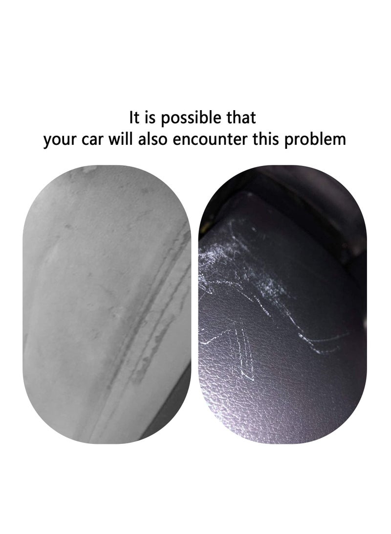 Excefore Leather Car Armrest Box Cover, Car Center Console Slip Waterproof with Colorful Crystal Armrest Seat Pad for Most Car, suvs, trucks - Image 3