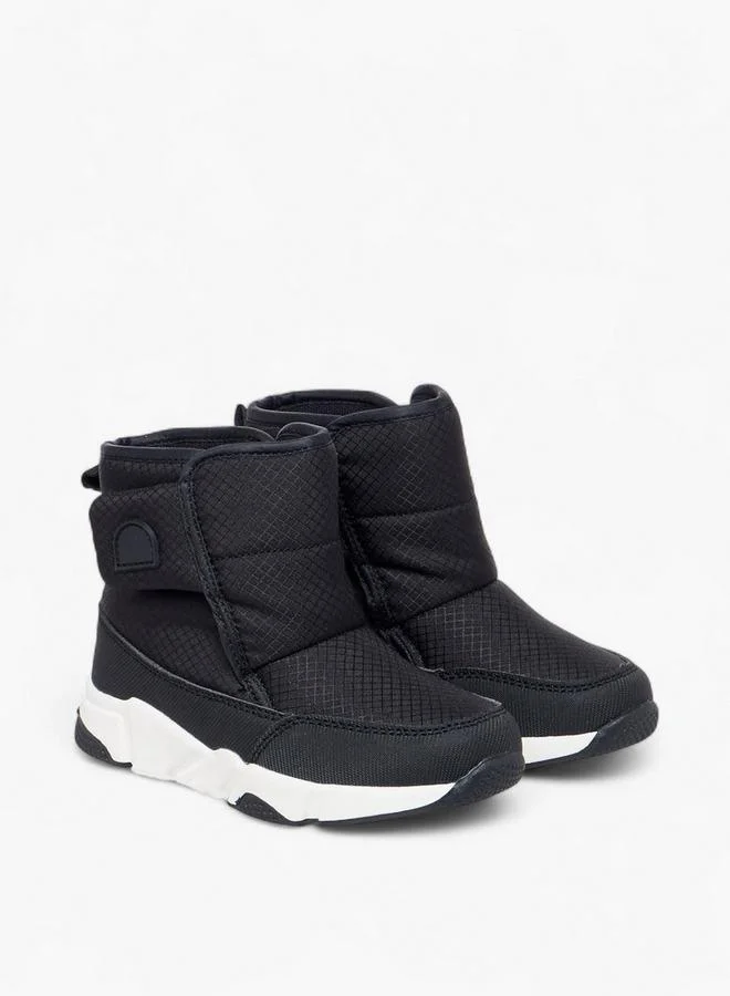 JUNIORS Boys Hook and Loop Ankle Boots