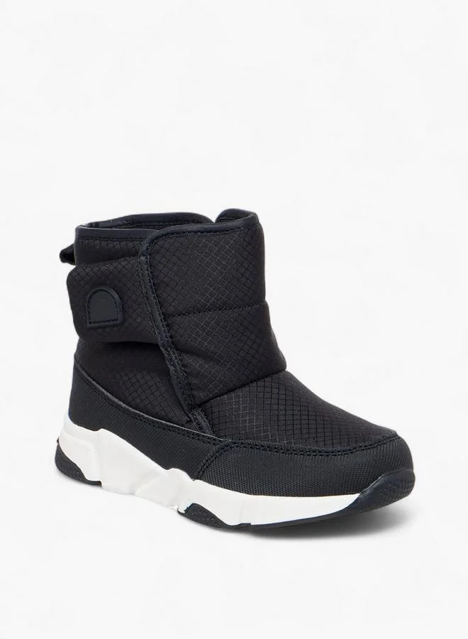 JUNIORS Boys Hook and Loop Ankle Boots