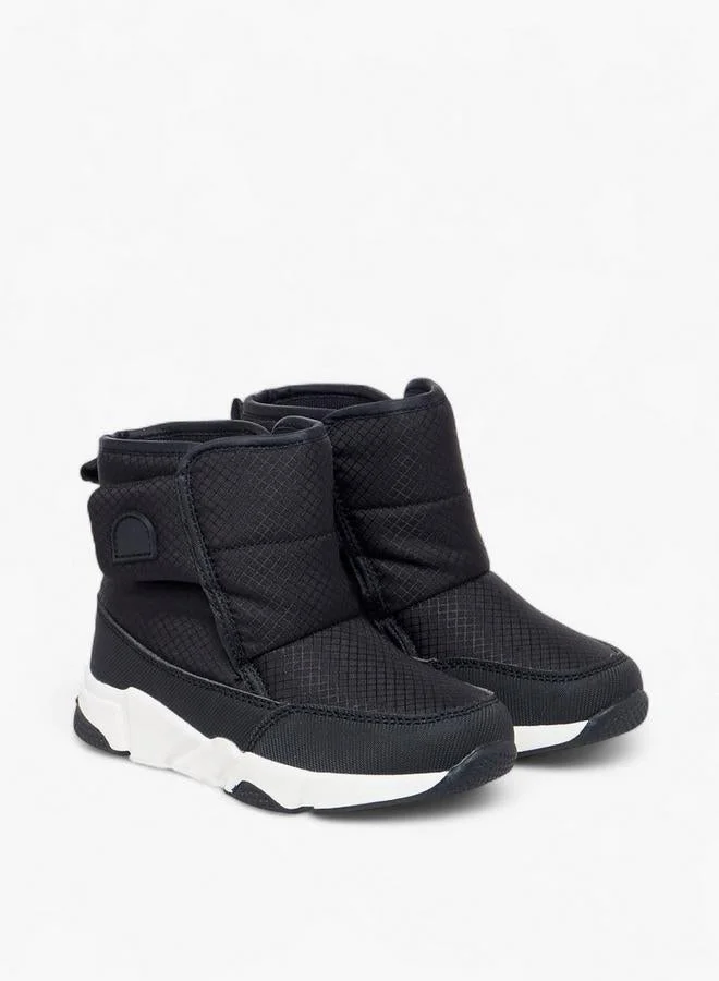 JUNIORS Boys Hook and Loop Ankle Boots